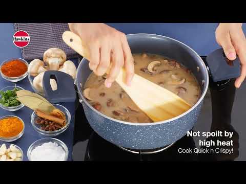 Induction Compatible Ceramic Nonstick Cook n Serve Bowl 3 Litre with Glass Lid (ICCB30G)