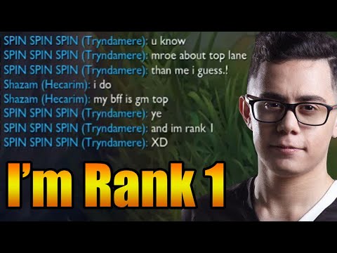 TF Blade Shows Off Who's The Best | Rank 1 Tryndamere Destroys the Rift | TF Blade vs Foggedftw2 BET