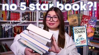 i have read 8 books this year... and still no 5 star book | reading wrap up 🍜✨
