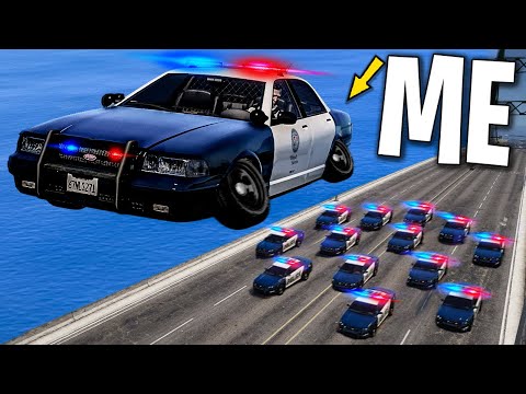 Trolling Cops with Flying Police Car on GTA 5 RP