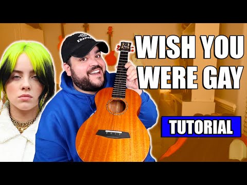 WISH YOU WERE GAY - Billie Eilish (EASY Ukulele Tutorial)