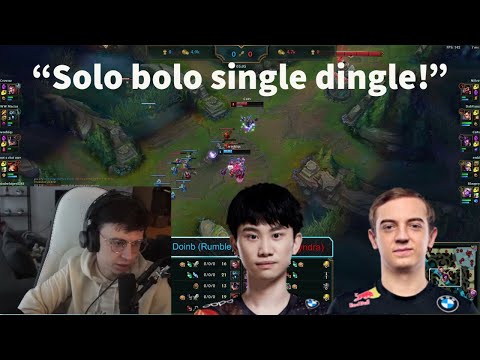 Caedrel Reacts To Caps Solo Killing Doinb - Worlds Rematch!!