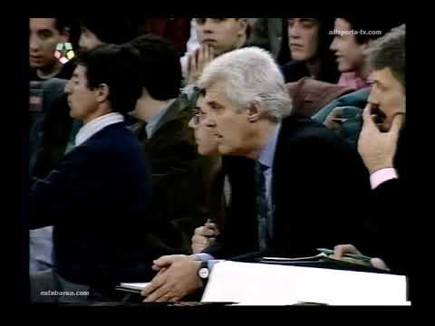 PARTIDO COMPLETO. Semifinal Copa del Rey 1992. Estudiantes- Joventut