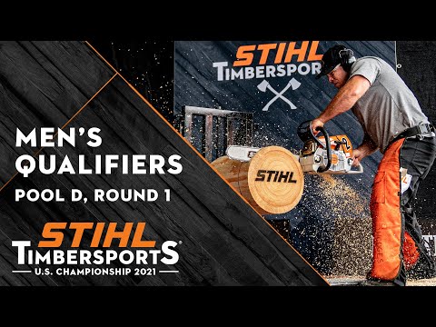 STIHL TIMBERSPORTS® U.S. Men's Qualifiers 2021 - Pool D (Round 1)