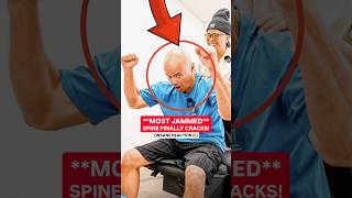 WORST BACK IVE CRACKED⁉️ #chiropractic #backpain #neckpain #trending