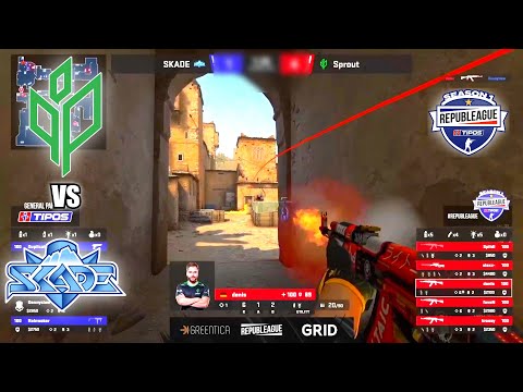 SKADE vs Sprout - REPUBLEAGUE TIPOS Season 1 | CSGO HIGHLIGHTS