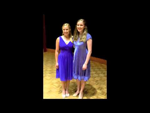 Abendlied by Mendelssohn - Jessica Moffitt and Annie Sherman