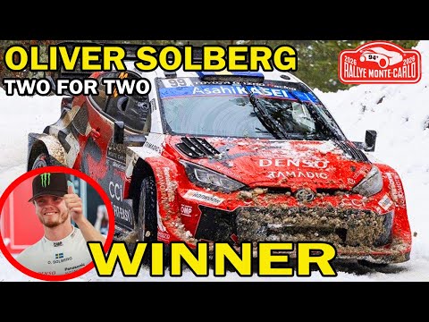 Rallye Monte-Carlo 2026 SIEGER OLIVER SOLBERG 🏆