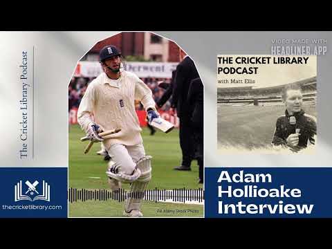 Adam Hollioake Special Guest On The Cricket Library Podcast