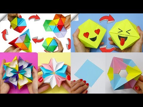 DIY crafts easy Paper toy antistress transformer
