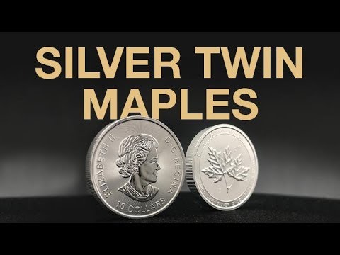 Silver Twin Maples Canadian 2 Oz Coin - From Birch Gold Group