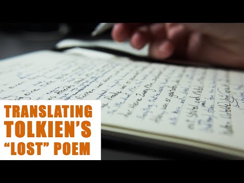 I translated Tolkien’s “lost” poem
