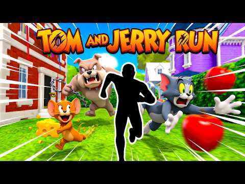 TOM AND JERRY RUN Immersive Interactive Warm Up | Escape The Cat! | Viral Interactive Game