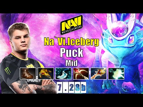 Puck Mid | Na`Vi.Iceberg | HOW TO CATCH THIS PUCK | 7.28b Gameplay Highlights