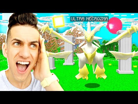 MEGA EVOLVING ULTRA LEGENDARY ALOLA POKEMON in MINECRAFT!