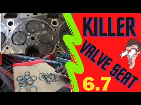 WHY  6.7 Cummins drop seats and valves.