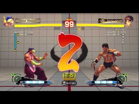 jason24cf Fei) vs joyfull78 (Yun) SSFIV AE 2012
