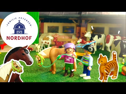 PLAYMOBIL Film Familie Petersen - Nordhof Folge 14🐎💨" Snowflake büxt aus"