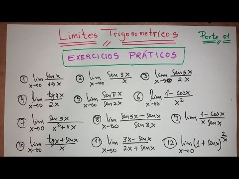 LIMITES TRIGONOMÉTRICOS (Parte 01)