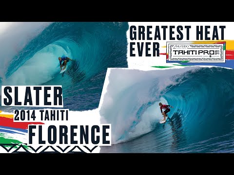 Kelly Slater vs John John Florence - GREATEST HEAT EVER '14 Tahiti / WSL VAULT | SHISEIDO Tahiti Pro