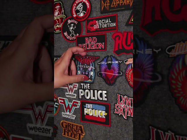 Vídeo relacionado con AC/DC Application Logo patch parche, Officially Licensed Products Classic Rock Artwork Iron-On/Sew-On, Embroidered parche parche