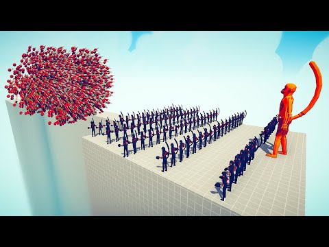 100x MONKEYS + GIANT vs EVERY GOD - Totally Accurate Battle Simulator TABS