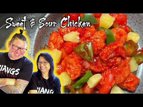 Sweet and Sour Chicken Hong Kong Style