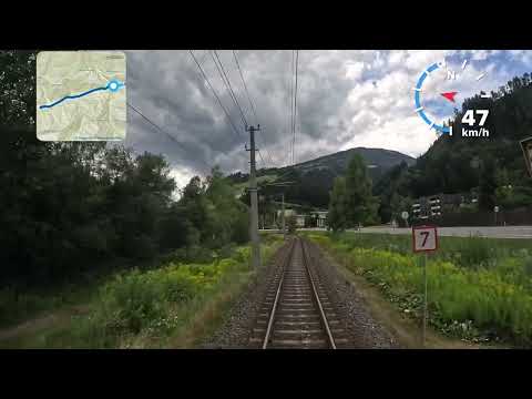 Führerstandsmitfahrt Drautalbahn S2 1874 Lienz in Osttirol - San Candido / Innichen