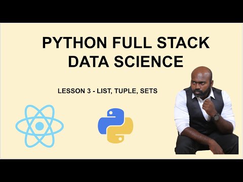 Full Stack Development Python Day 3 List Tuple Sets