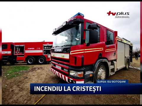 Incendiu la Cristești