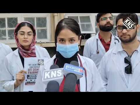 MBBS and BDS interns held peaceful protests across Government Medical Colle...