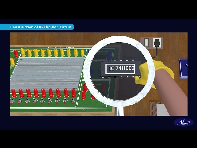 Verify the truth tables of flip - flop ICs (RVerify the truth tables of flip - flop ICs (RS,D,T,JK,MSJk) LEDs- part -1
