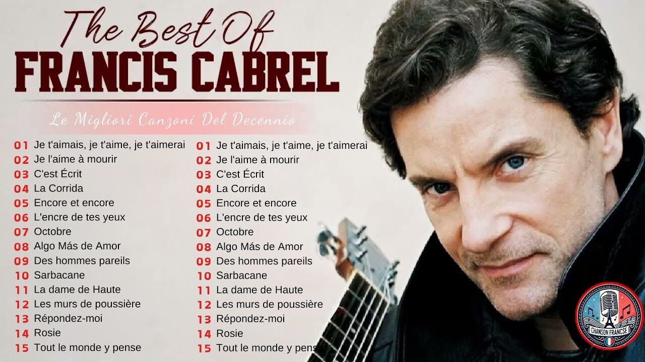 Francis Cabrel - Les Plus Grands Succès 🎶🎤 | Greatest Full Album