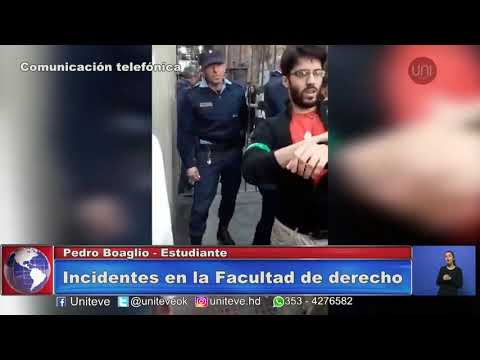 Disturbios en la Facultad de Derecho de la UNC