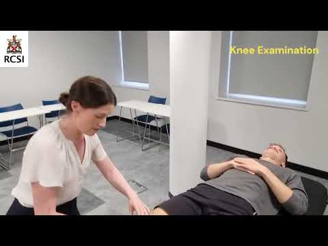 Knee Examination, Department of General Practice, RCSI