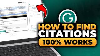 How To Find Citations Using Grammarly (FAST & EASY) | 100% WORKS | NO Yapping, To The Point!