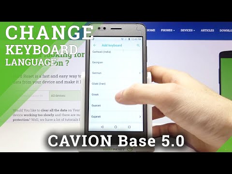 How to Change Keyboard Language in CAVION Base 5.0 – Add Keyboard Language Layout