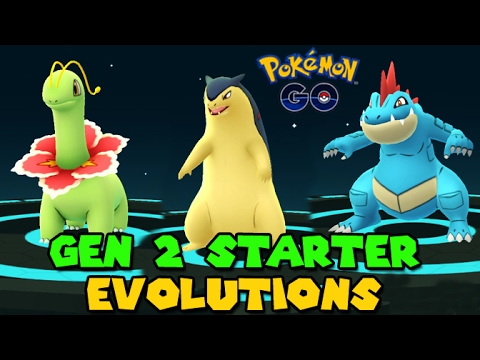 All GEN 2 Starter Evolutions (Pokemon Go GEN 2 Evolution)