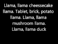 Llama Song Lyrics 