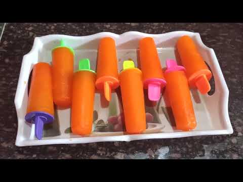 lockdown mein             orange candy ice cream orange lolly ice cream, shazia Tabassum ke pakvan.