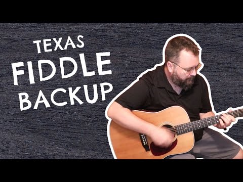 "Texas Walk" Contest Fiddle Backup Lesson For Guitar