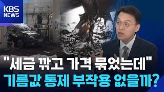 석유 최고가격 동결, 가격통제 부작용 없을까 [뉴스in뉴스] / KBS  2026.04.10.