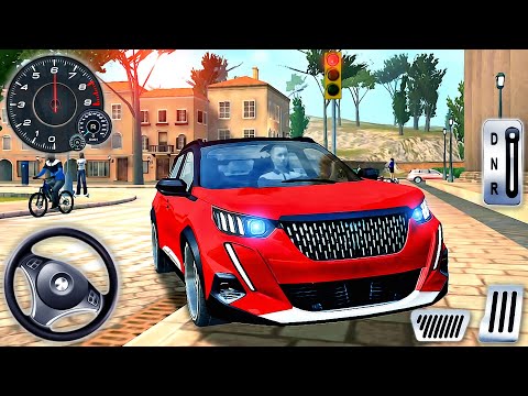New Luxury SUV Peugeot 208 Driving in Miami City - Taxi Sim 2022 Evolution #4 - Android GamePlay
