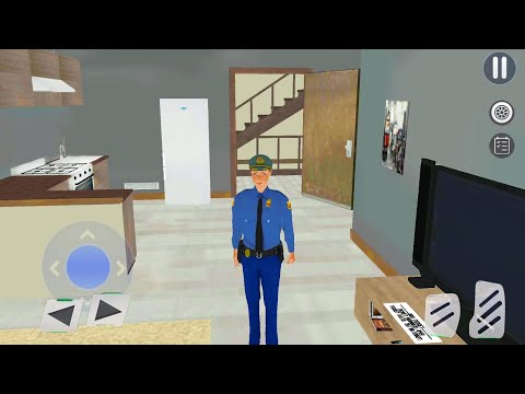 City Police Officer Job Simulator #3 - Sheriff Of The Town On A Car - Android Gameplay