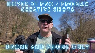 Solo Creative Shots on my Hover Air X1 Pro / Pro Max Drone using Drone and App Only. NO CONTROLLER