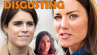 Eugenie PAYS DEARLY for helping Harry and Meghan: INSULT to Princess Catherine is DISGUSTING