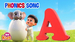 Phonics Song Lyrics | ABC Phonics Chant for Children | Nursery Rhymes + Kids Songs