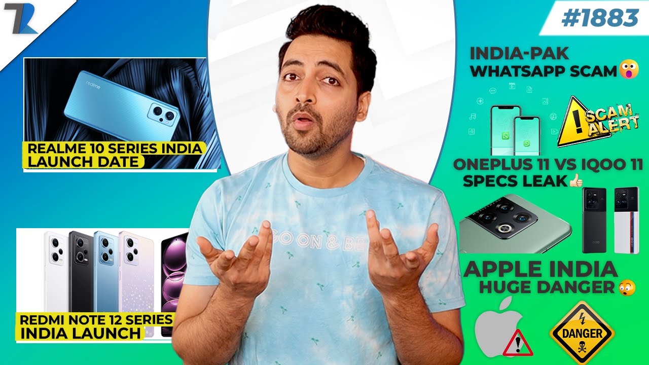 Redmi Note 12 Series India Launch 😍,India-Pak WhatsApp Scam,Oneplus 11 Full Specs,Nokia G60 5G India