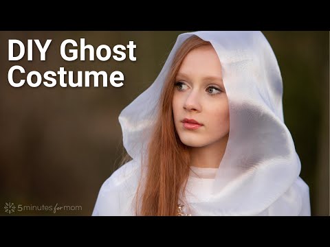 DIY Ghost Costume   How To Make A Ghost Cape
