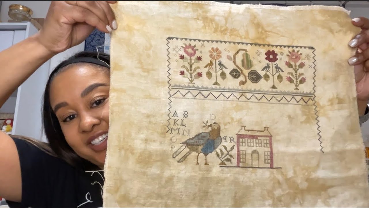 Flosstube 43-A Quick Stitchy Update